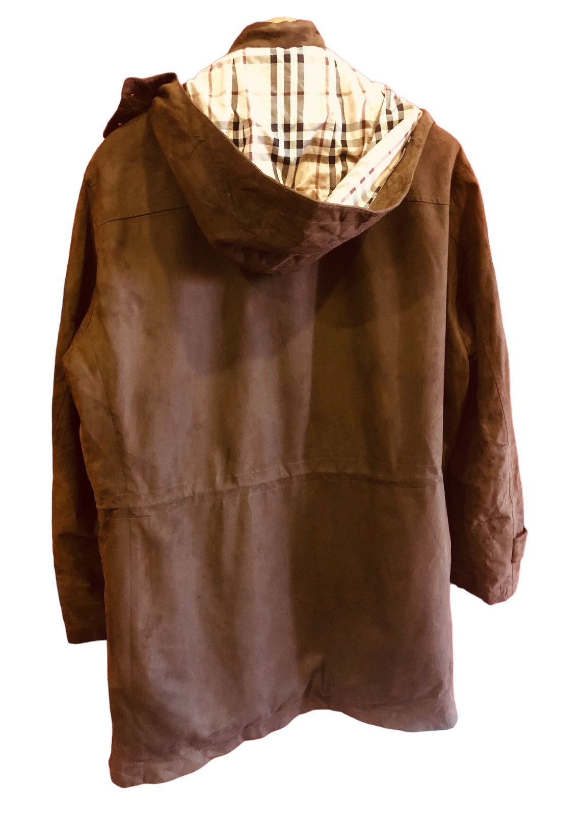 Burberry Burberry Nova Check Hoodie Leather Zipper Jacket Size US M / EU 48-50 / 2 - 4 Thumbnail