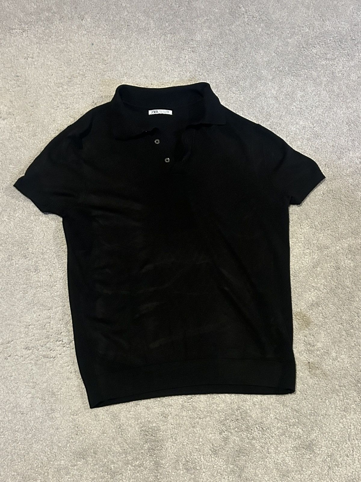 Zara Zara Polo Cotton Button Down Collar Size US M / EU 48-50 / 2 - 2 Thumbnail