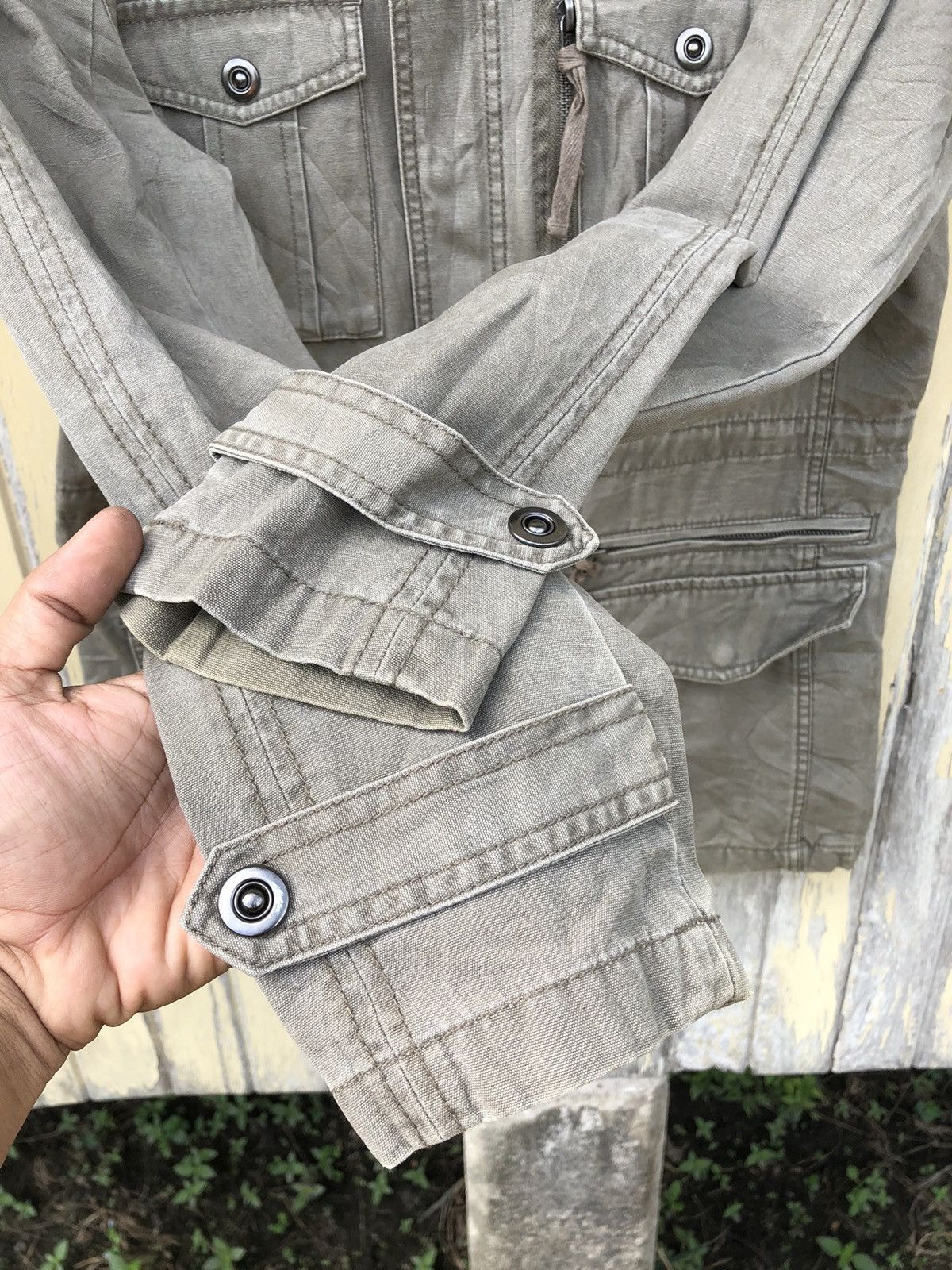 Japanese Brand Vintage Japanese Real Standard Multi Pocket Military Jacket Size US L / EU 52-54 / 3 - 12 Thumbnail