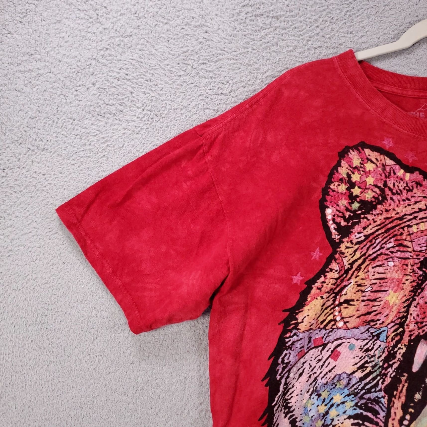 The Mountain The Mountain Grizzly Bear Graphic Print T-Shirt Mens XL Red Short Sleeve Size US XL / EU 56 / 4 - 2 Thumbnail