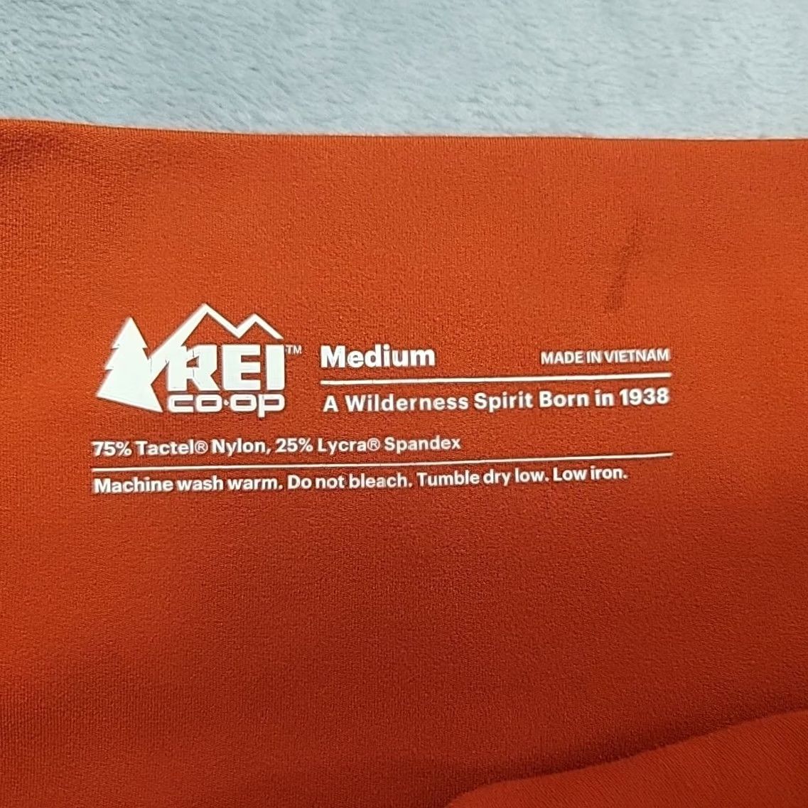 Vintage REI Co Op Shorts Womens M Orange Nylon Lycra Hiking Active Stretch Outdoors Pants? Size 32" / US 10 / IT 46 - 2 Thumbnail