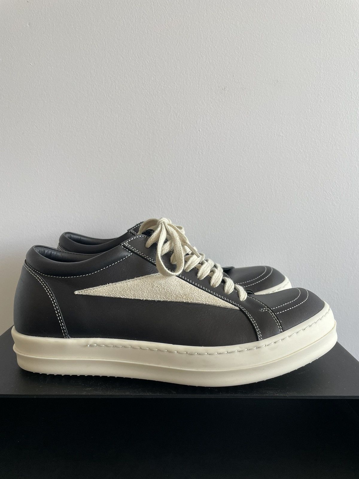 Rick Owens Rick Owens | Vintage Leather Vans 0282897 Size US 7 / EU 40 - 2 Thumbnail