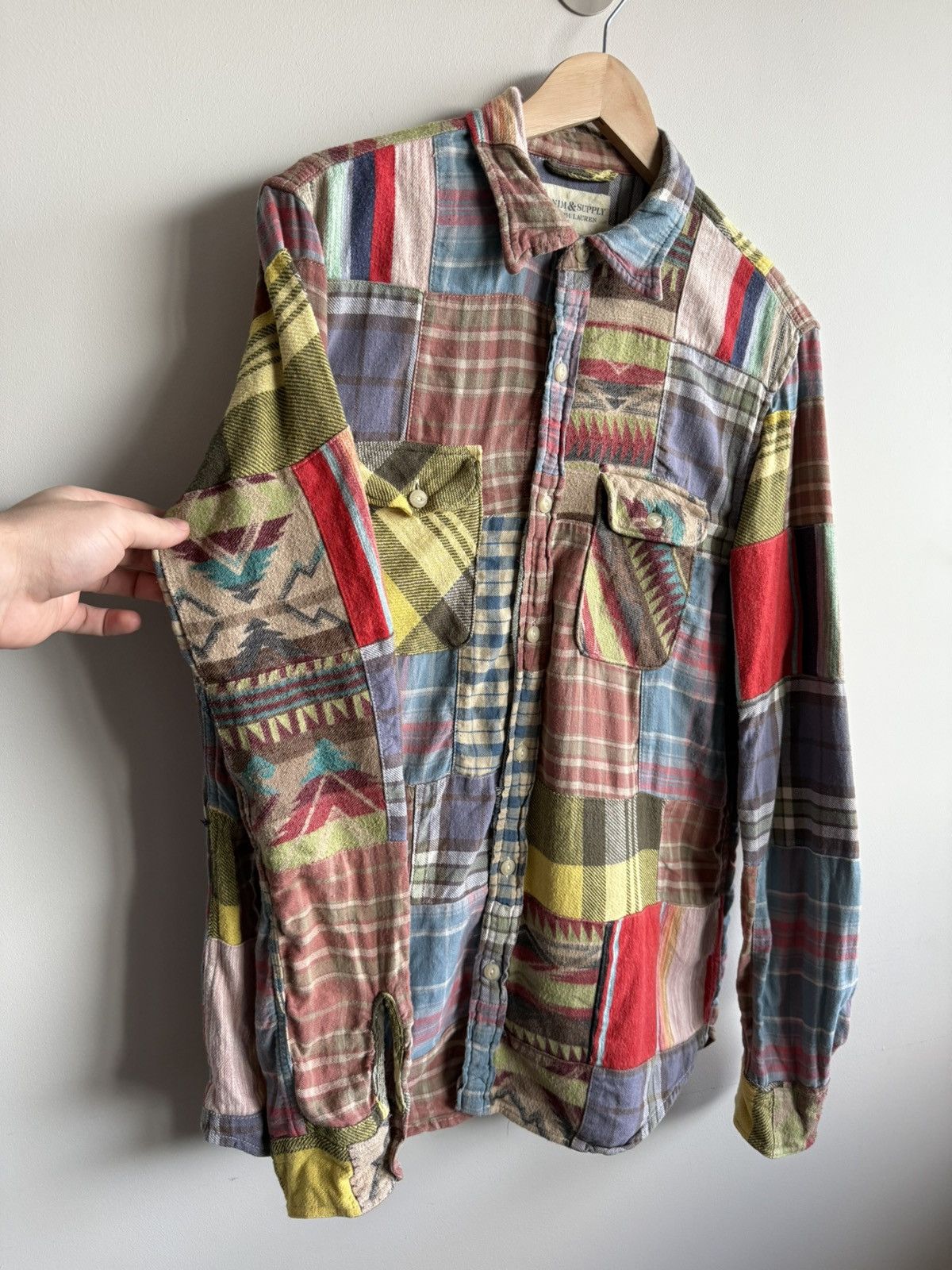 Denim & Supply Ralph Lauren Vintage Rare 106.Ralph Lauren Denim And Supply Patchwork M Size US M / EU 48-50 / 2 - 9 Thumbnail