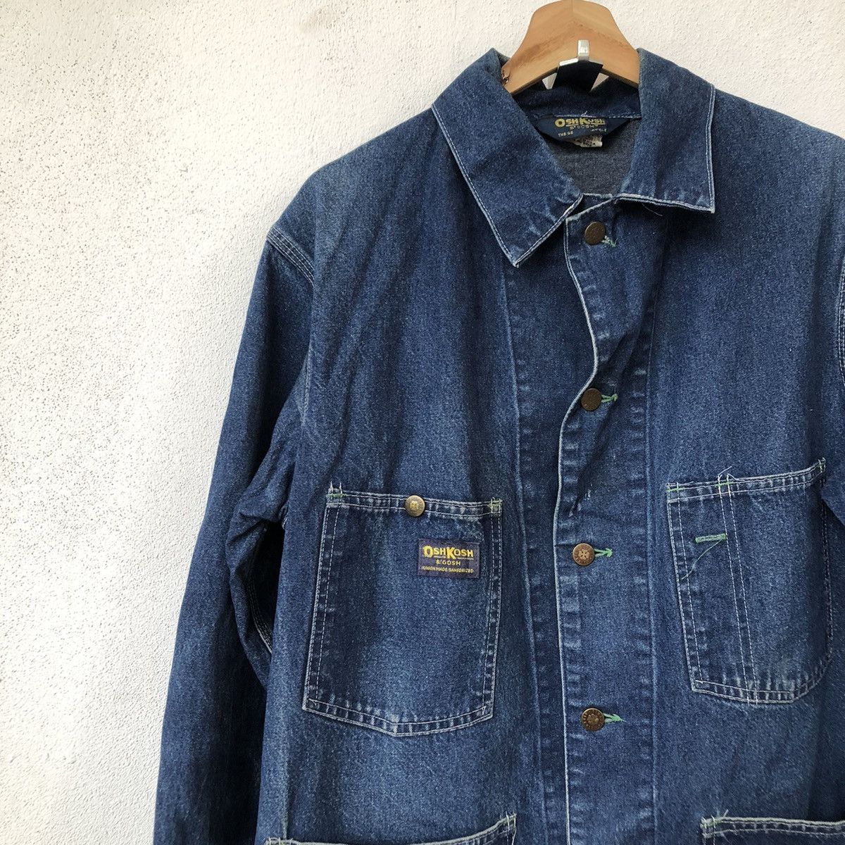 Oshkosh × Vintage Oshkosh Bgosh Union Made Sanforized Worker Jacket Size US L / EU 52-54 / 3 - 3 Thumbnail