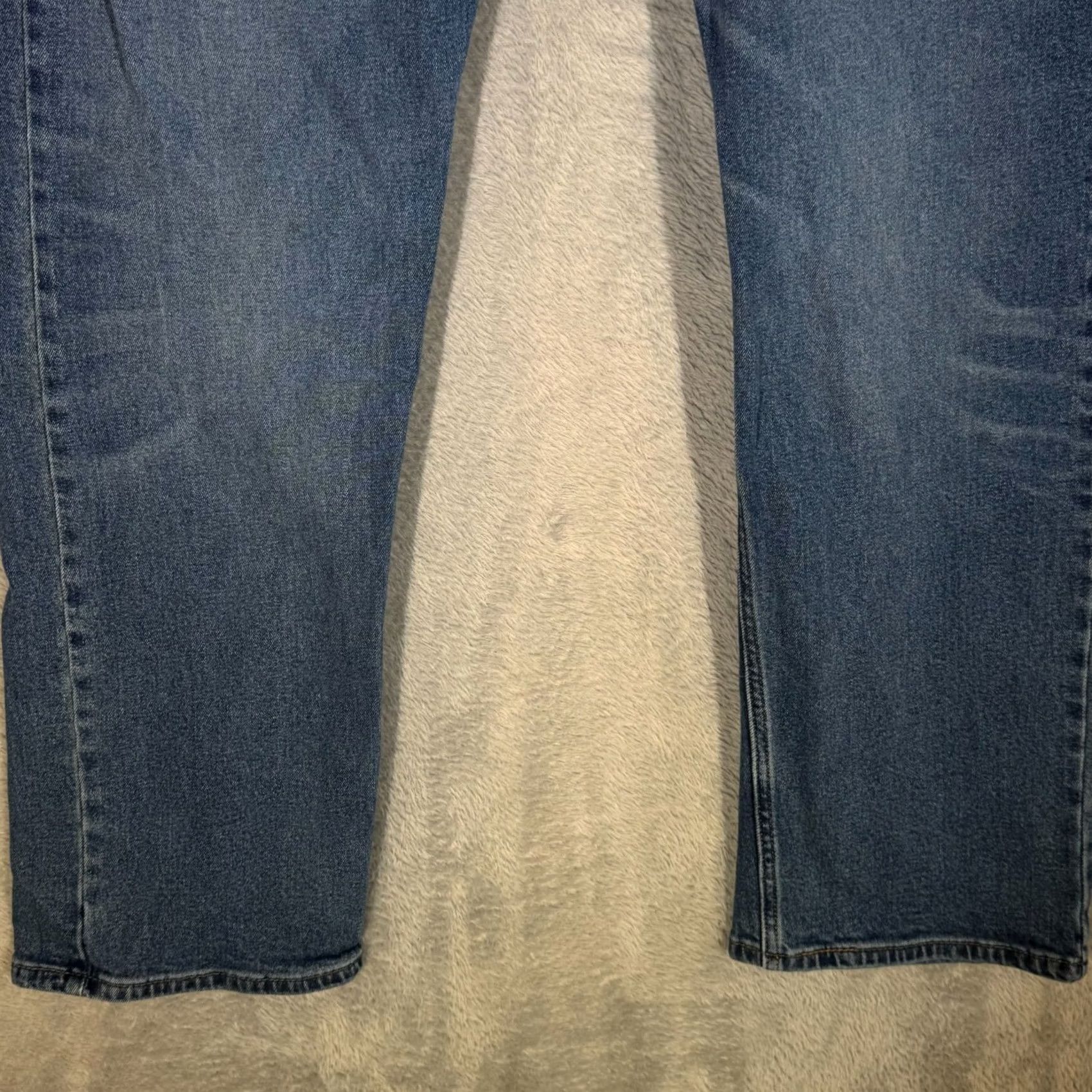 Levi's Levi’s 505 Jeans Men Blue Stretch Denim Mid-Rise Straight Leg 40 x 30 Denim Jeans Regular Mens Holiday Retro? Size US 40 / EU 56 - 5 Thumbnail