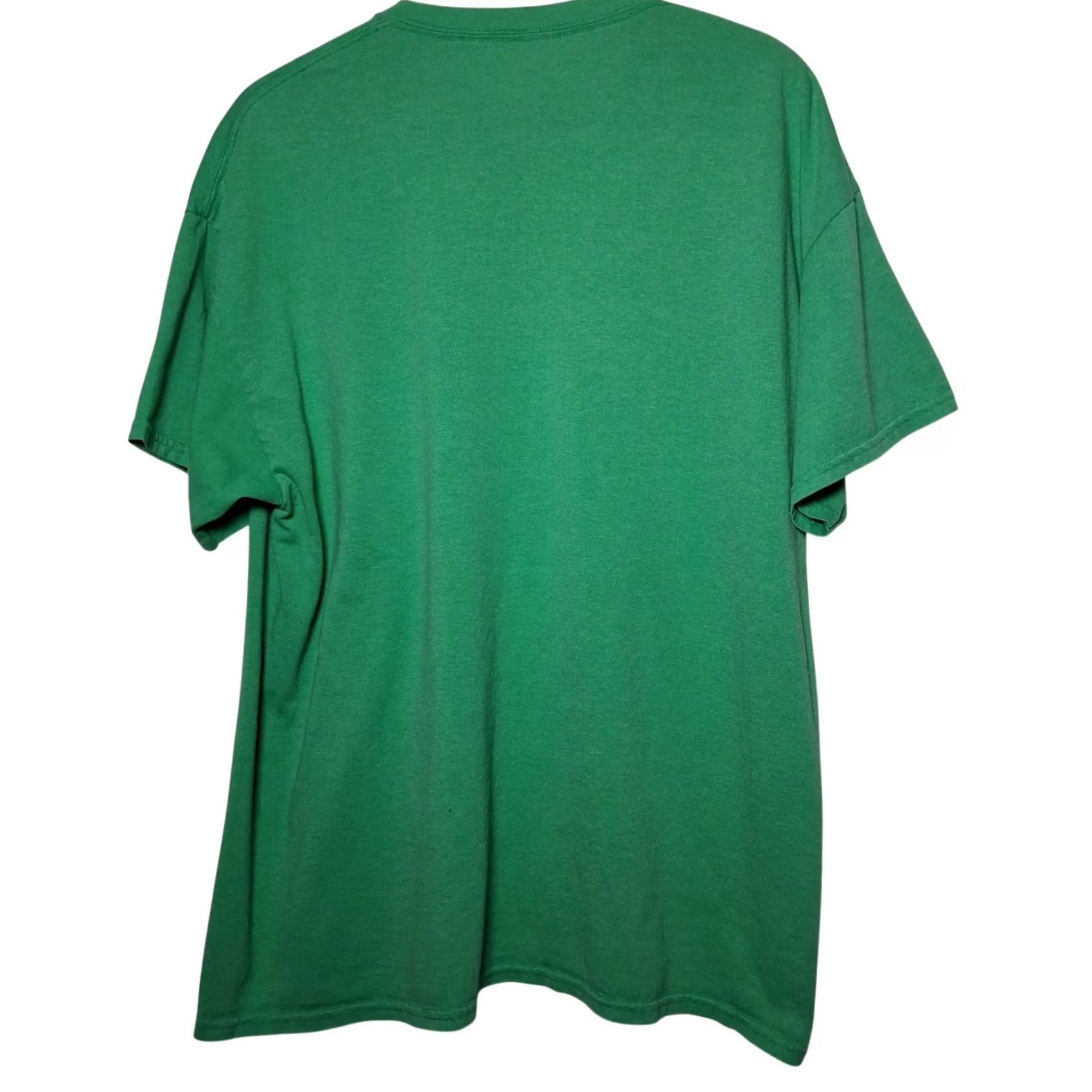 Vintage Ireland Shirt Men XL Green Celtic Cross Angel Wings Irish Y2K Graphic Work READ Size US XL / EU 56 / 4 - 3 Thumbnail