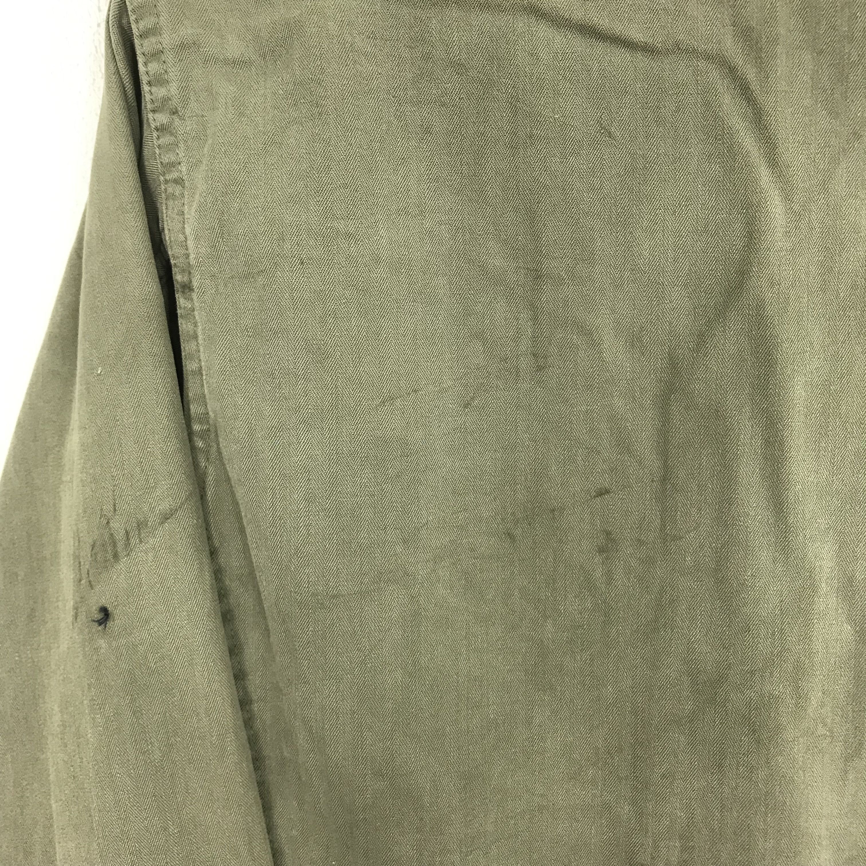 Vintage Vintage Army Field Jacket Olive Green Army Workers Jacket Size US S / EU 44-46 / 1 - 9 Thumbnail