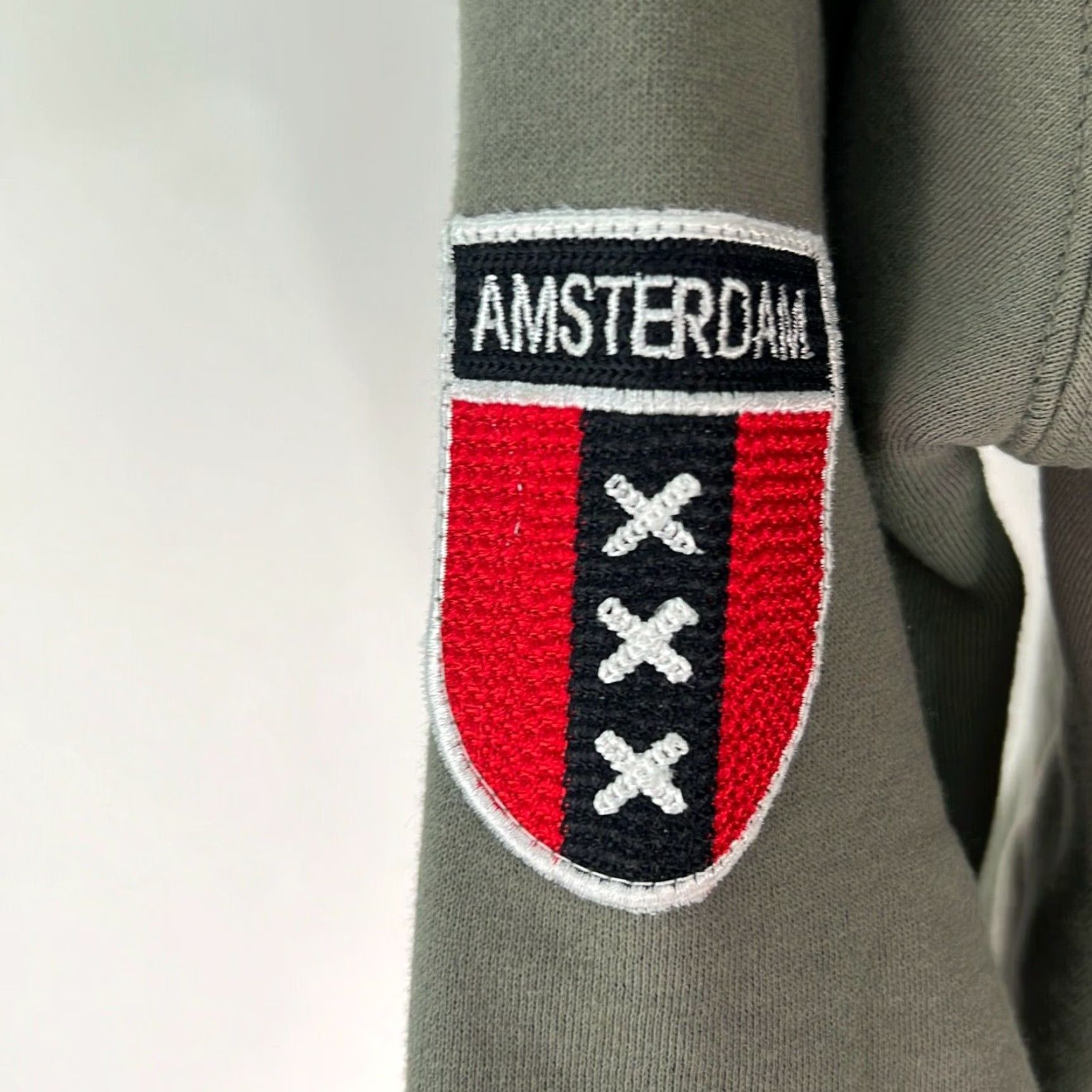 Vintage Fanatic Virus Mens Hooded Sweatshirt Graphic Amsterdam Gray M/L Sweatshirt Size US M / EU 48-50 / 2 - 4 Thumbnail
