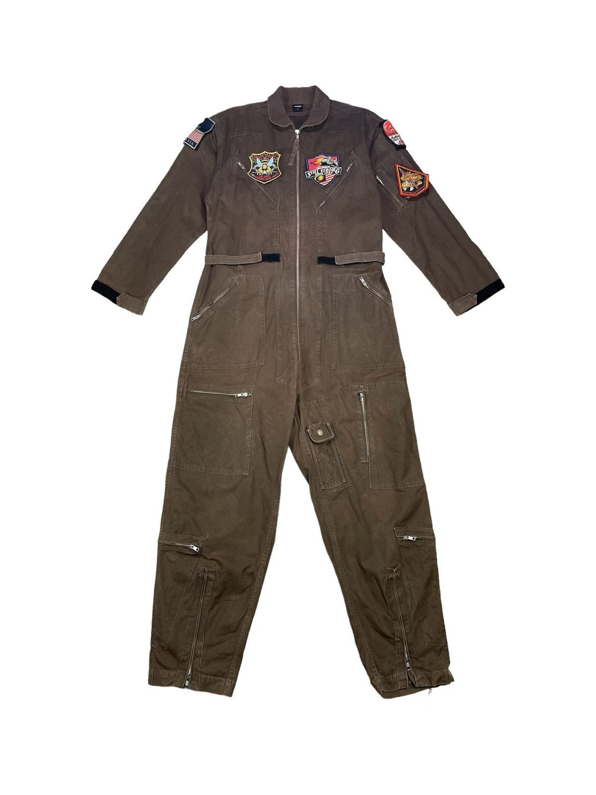 Japanese Brand SWARM Japanese Pilot Flightsuit Coveralls Size US 35 - 1 Thumbnail