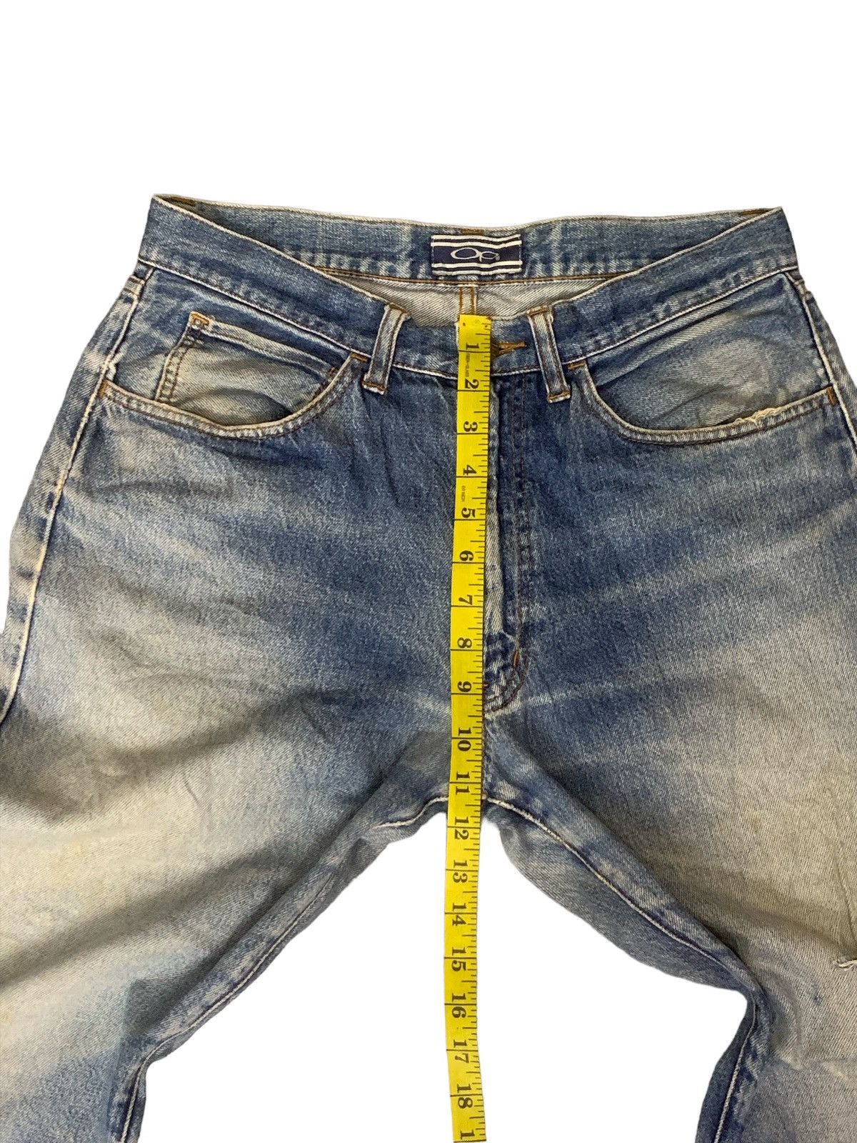 Ocean Pacific Rare Design Ocean Pacific Destressed Denim Size US 31 - 16 Thumbnail