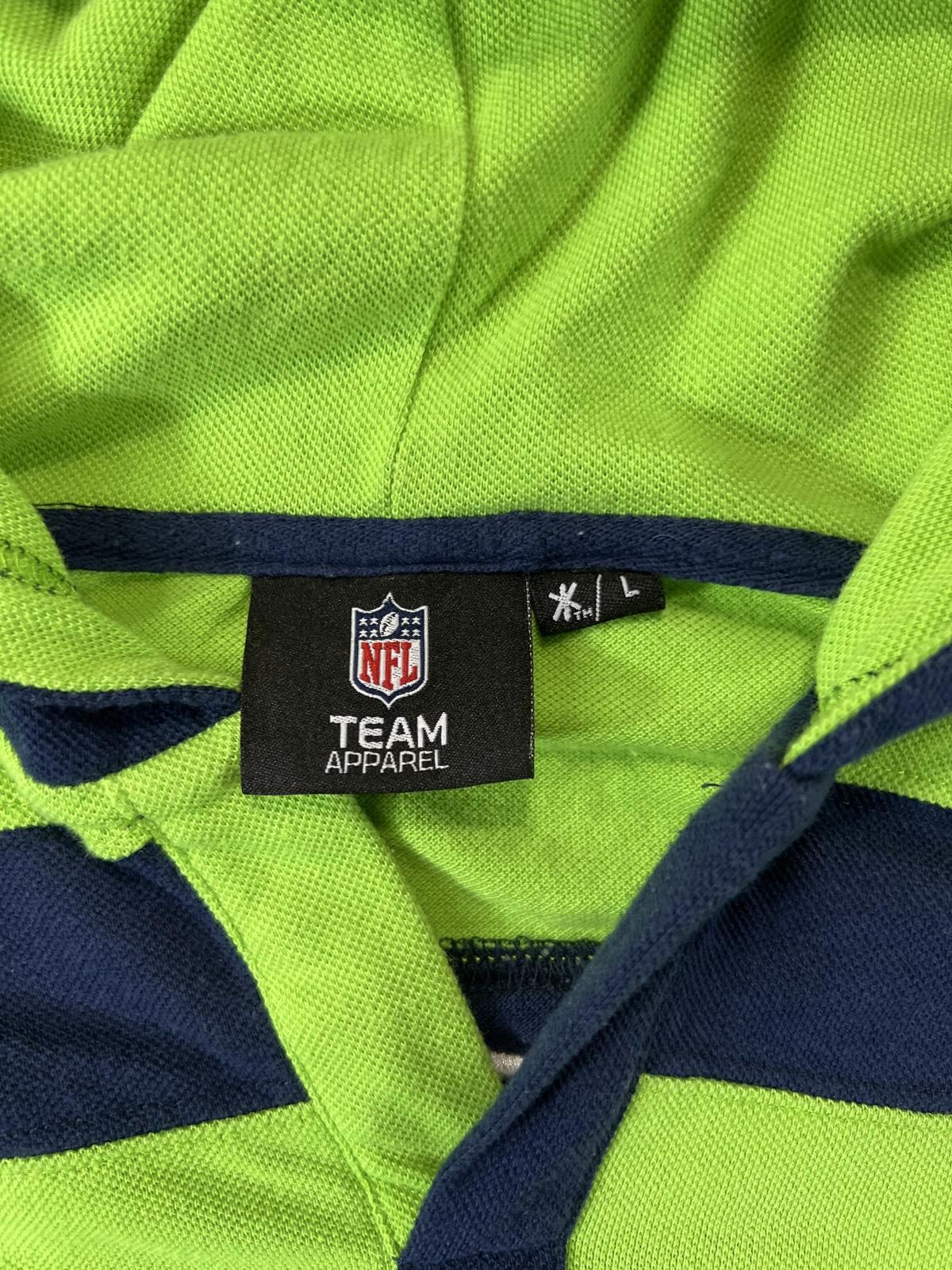 NFL Retro team nfl Seattle Seahawks Striped Hoodie L Size US L / EU 52-54 / 3 - 6 Thumbnail