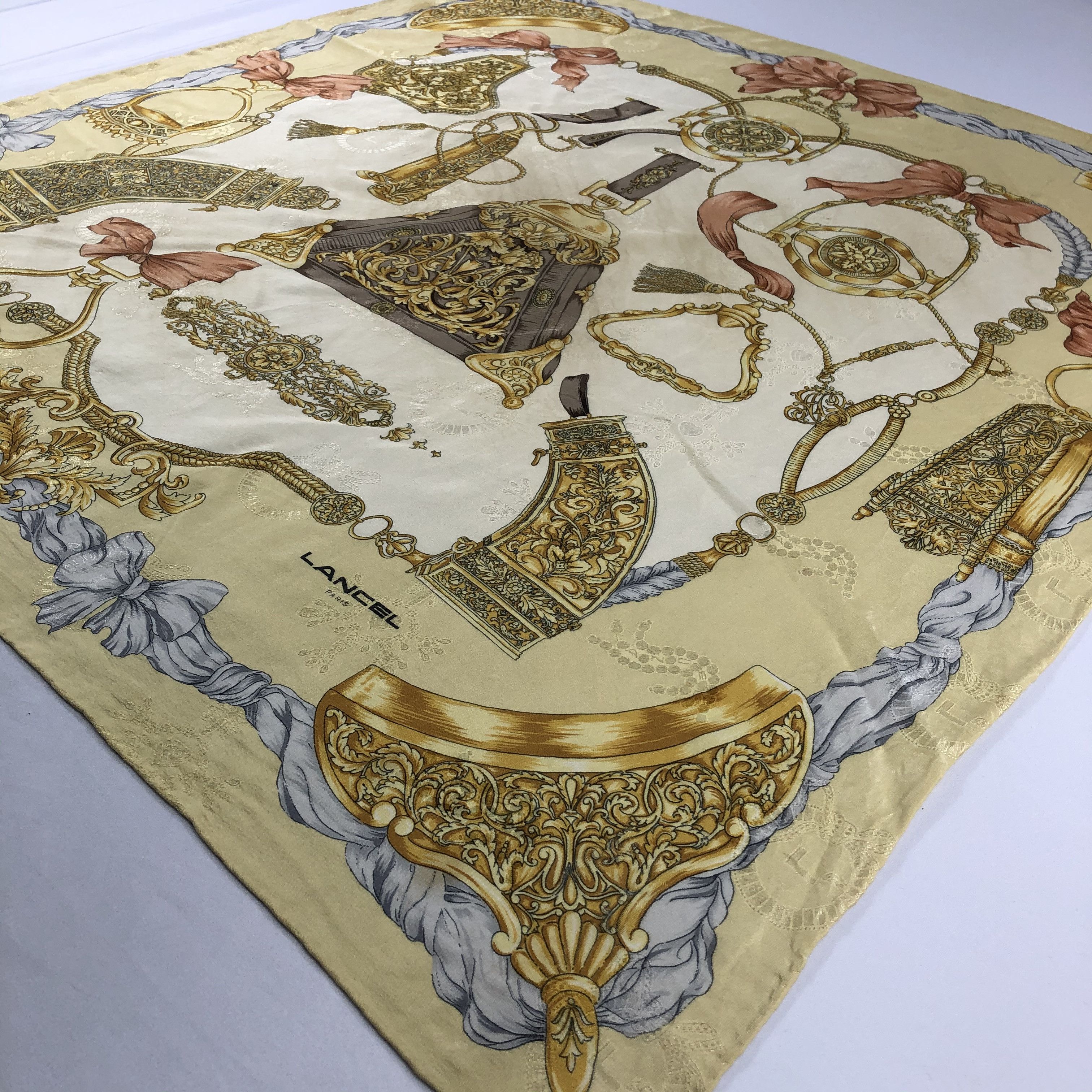 Lancel Vintage Lancel Silk Scarf Size ONE SIZE - 3 Thumbnail
