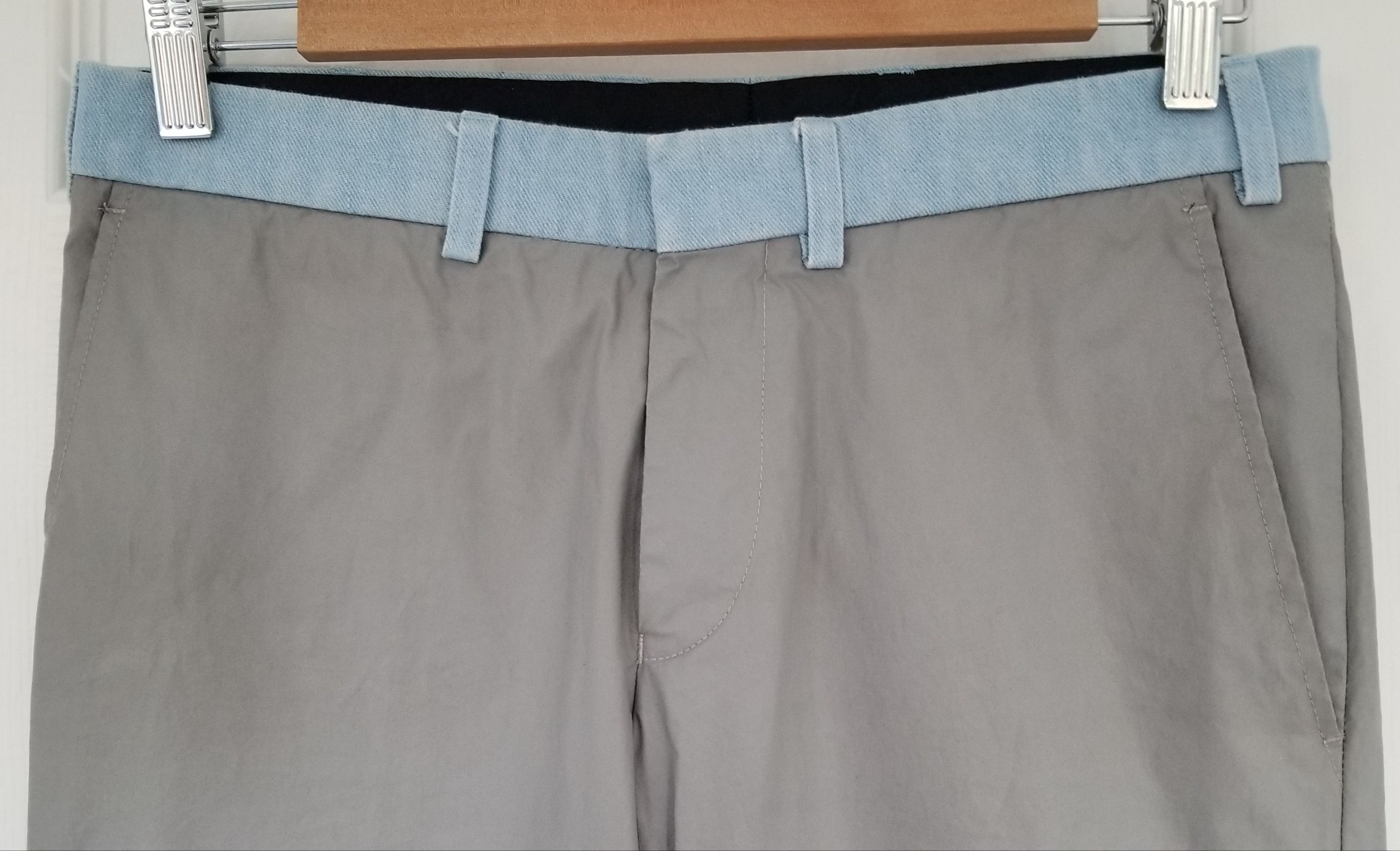 Stephan Schneider Stephan Schneider Grey Paper Slacks Denim Waistband 31 Size US 31 - 1 Thumbnail