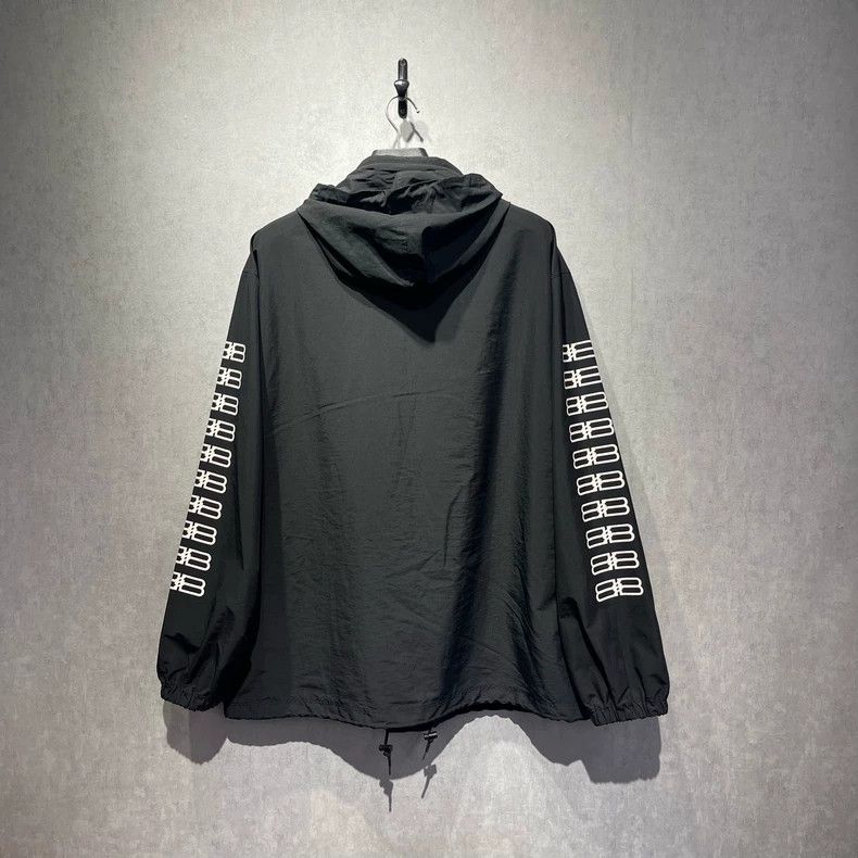 Balenciaga Balenciaga Double B logo black windbreaker Size US M / EU 48-50 / 2 - 2 Thumbnail