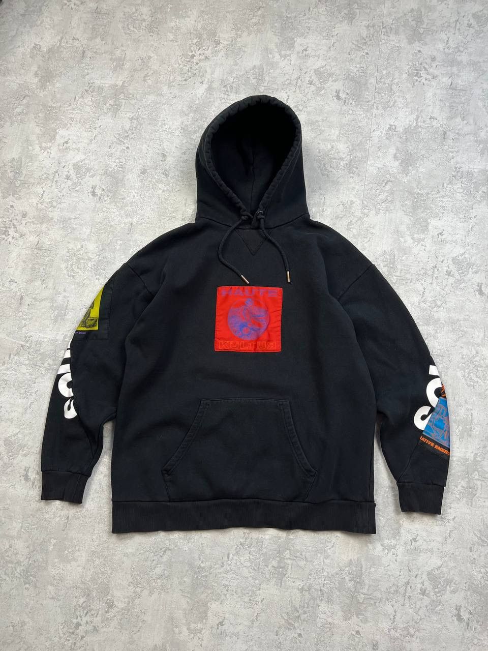 Diesel Diesel Haute Kultur Black Hoodie Big Logo Size US S / EU 44-46 / 1 - 1 Thumbnail