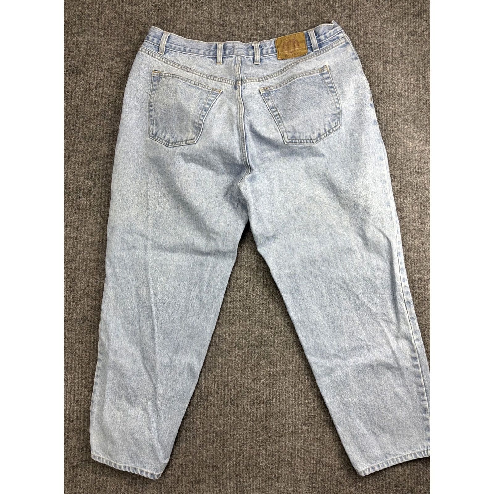 Bugle Boy VINTAGE Bugle Boy Jeans Men's 36x29 Light Wash Baggy Fit Denim Straight Pockets Logo 100% Cotton Baggy Mens Size US 36 / EU 52 - 7 Thumbnail