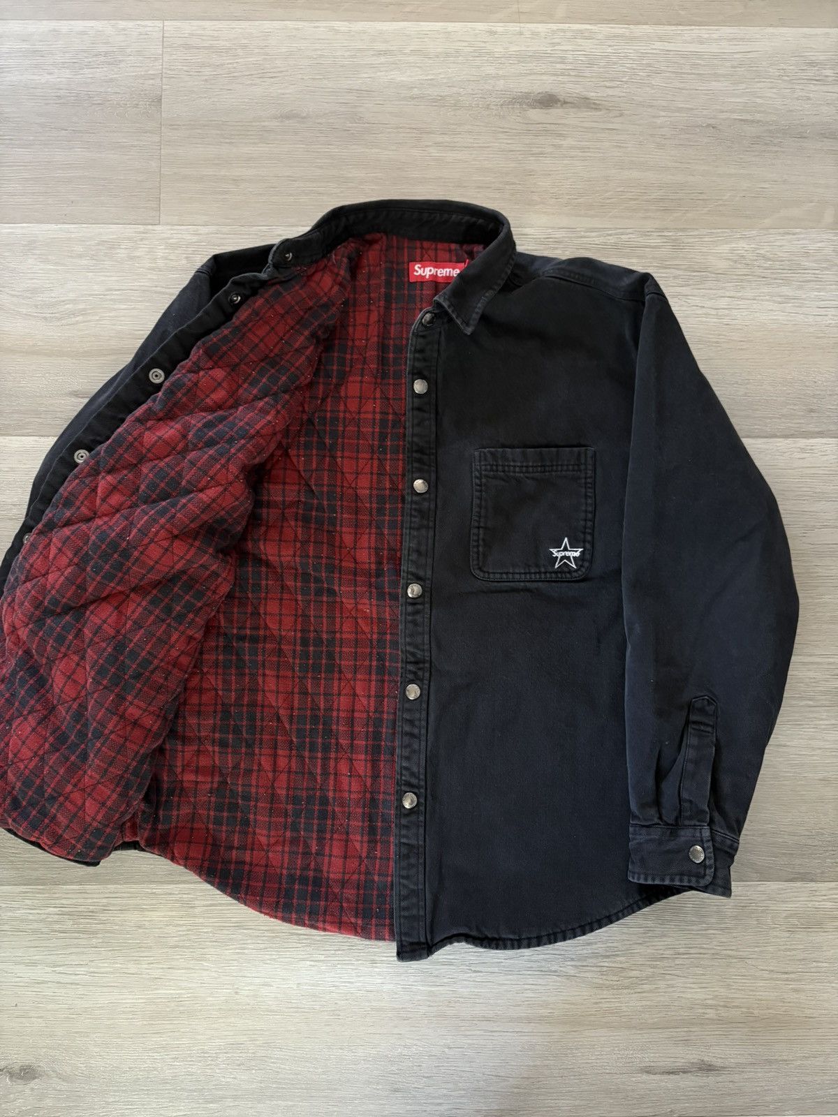 Antihero × Supreme Supreme®/ANTIHERO® Snap Front Twill Jacket