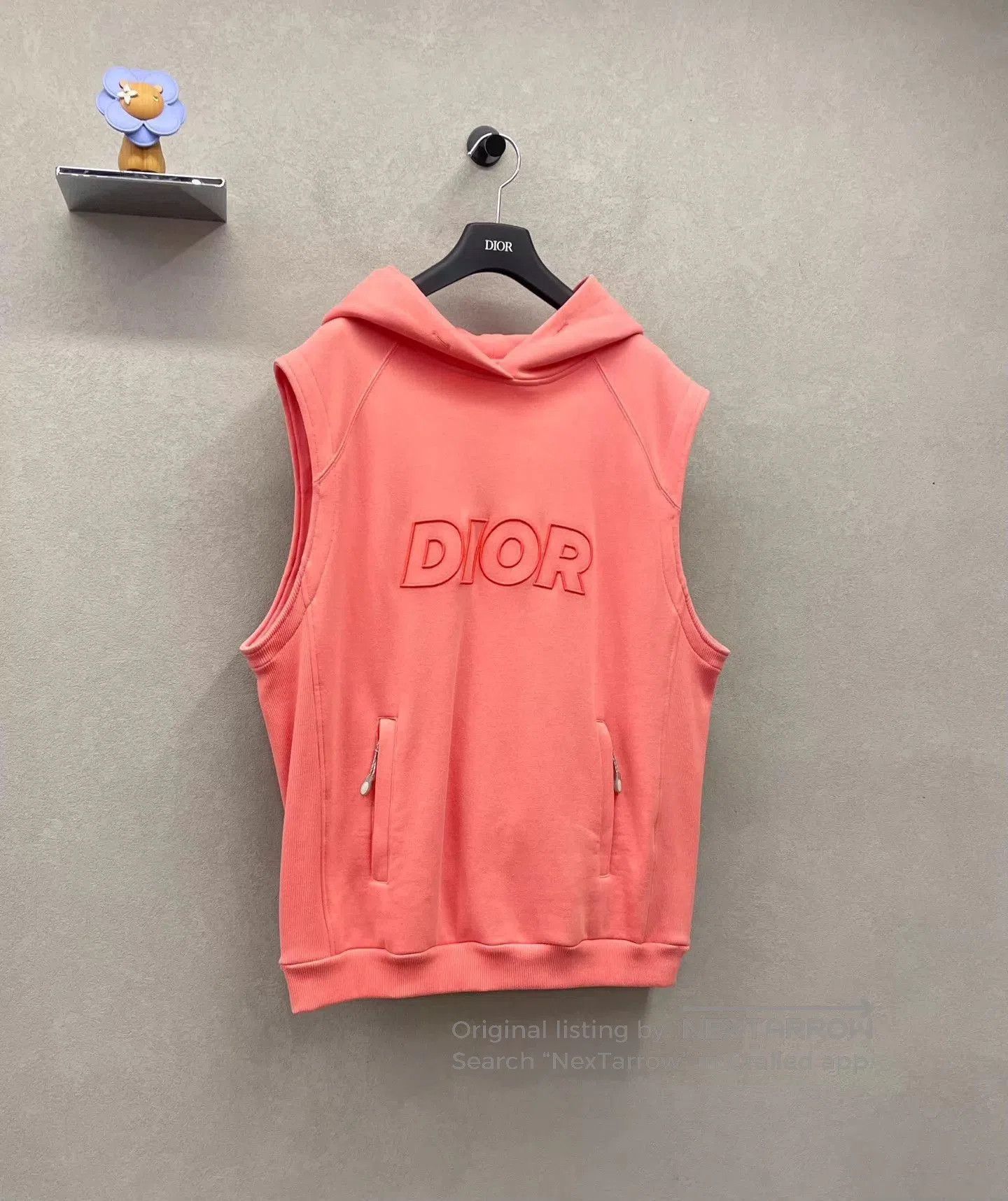 Dior Sleeveless Hooded Vest with Embroidered Design. Size US XL / EU 56 / 4 - 3 Thumbnail