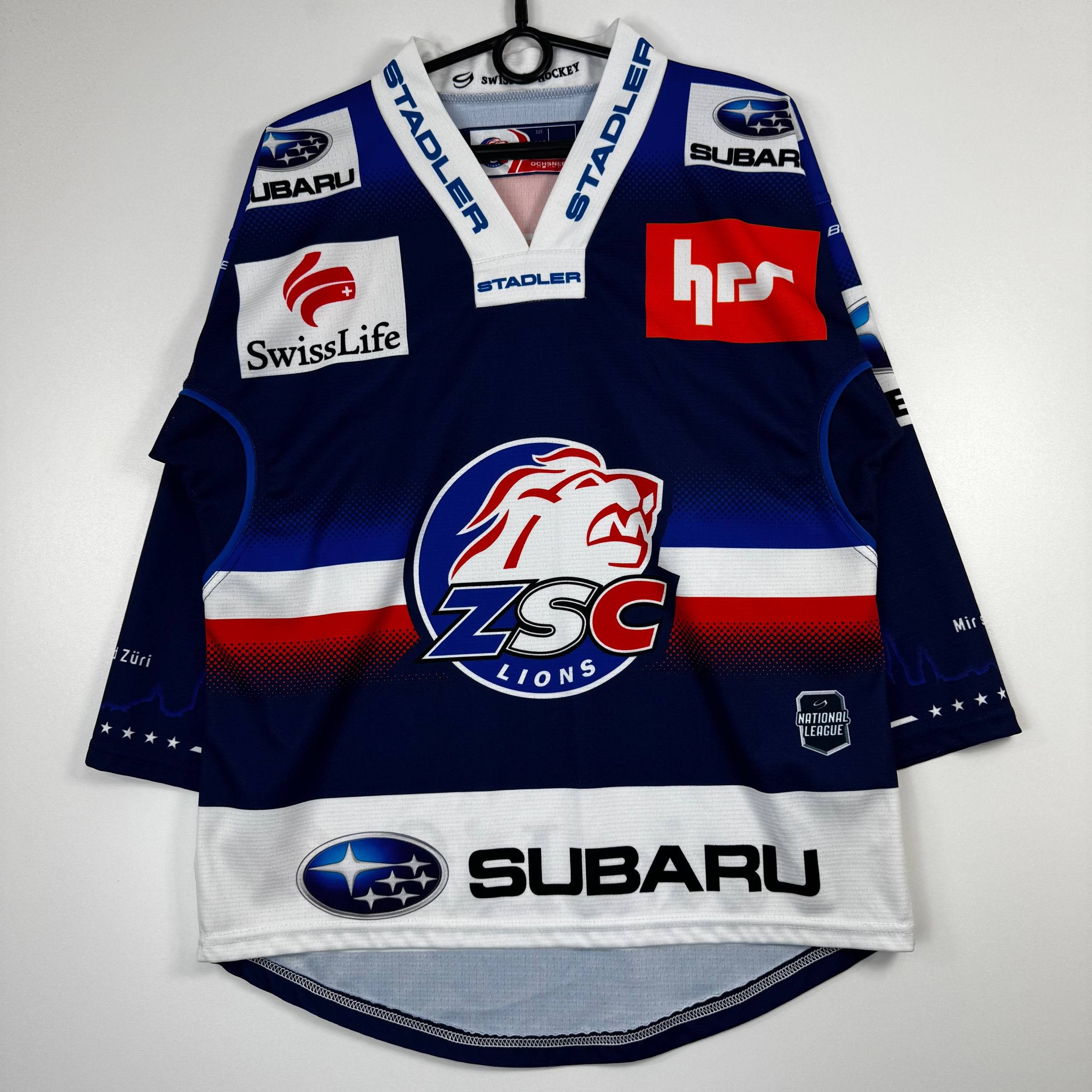 Other ZSC Lions Ice Hockey Jersey Swiss League Subaru OchsnerYouth Size US S / EU 44-46 / 1 - 1 Thumbnail