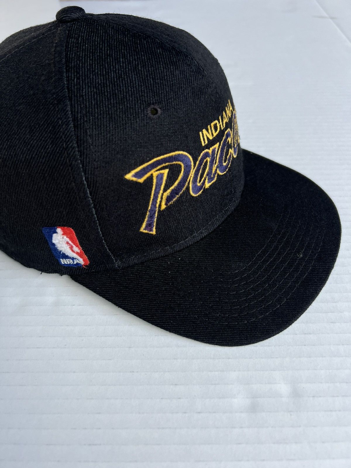 Sports Specialties Vintage 90s Indiana Pacers Sports Specialties Script Hat Size ONE SIZE - 3 Thumbnail