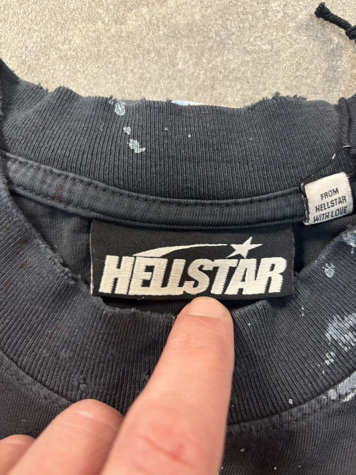 HELLSTAR Hellstar Inner Peace Skeleton T-Shirt, Black Size US S / EU 44-46 / 1 - 11 Thumbnail