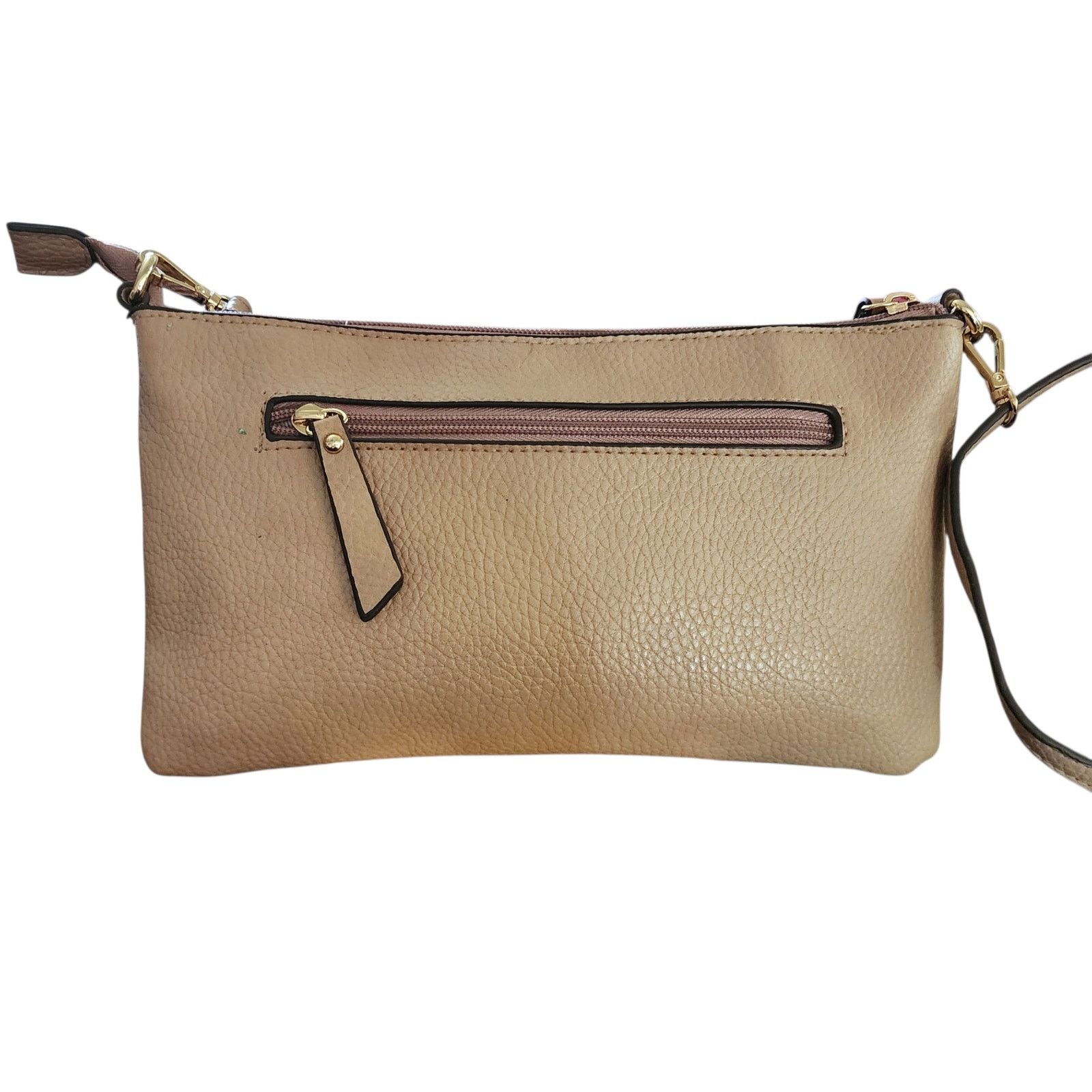 Jessica Simpson Jessica Simpson beige leather crossbody with floral designs Size ONE SIZE - 2 Thumbnail