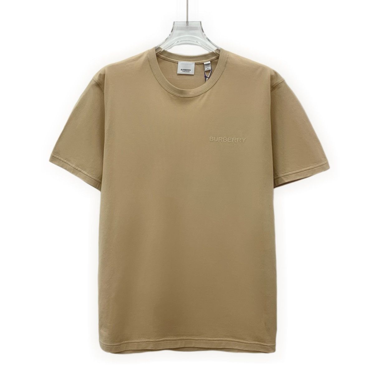 Burberry Burberry Brown Logo Embroidered Short Sleeve T-Shirt K26WX Size US S / EU 44-46 / 1 - 1 Thumbnail