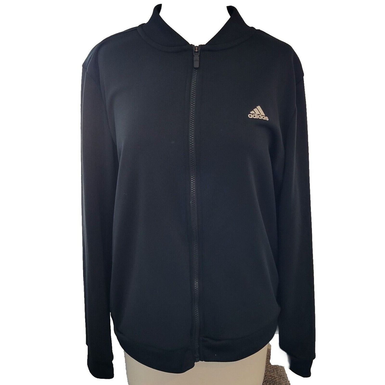 Adidas Adidas Black Zip Up Sweater Jacket Women’s Climawarm Sz L Size L / US 10 / IT 46 - 8 Thumbnail