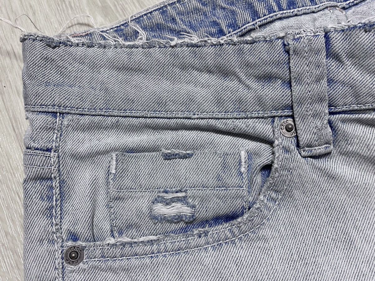 Other J’s Exte Washed Blue Distressed Torn Jeans Denim Size 27" / US 4 / IT 40 - 12 Thumbnail