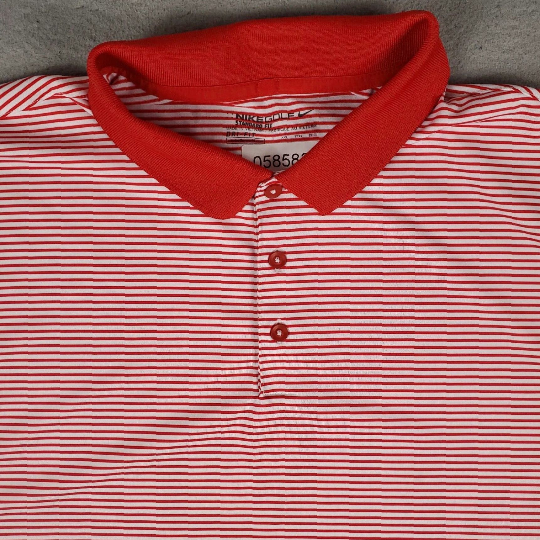 Nike Nike Polo Shirt Mens 2XL Red Striped Swoosh Golf Casual Short Sleeve Polo Shirt Mens 2XL Red Striped Nike Golf Classic Modern Preppy Sports Mens Size US XXL / EU 58 / 5 - 2 Thumbnail