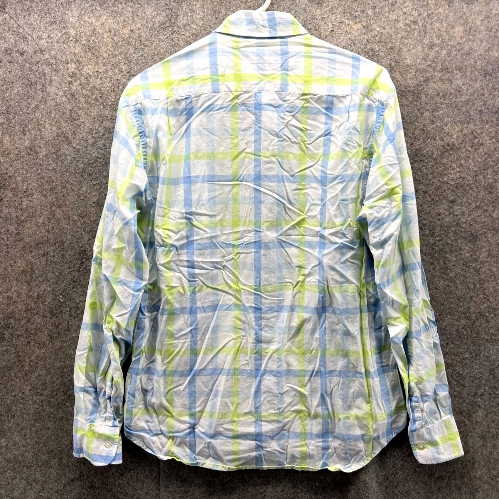 Bonobos Bonobos Shirt Men Medium Green White Casual Button-Down Slim Fit Check Shirt Size US M / EU 48-50 / 2 - 2 Thumbnail