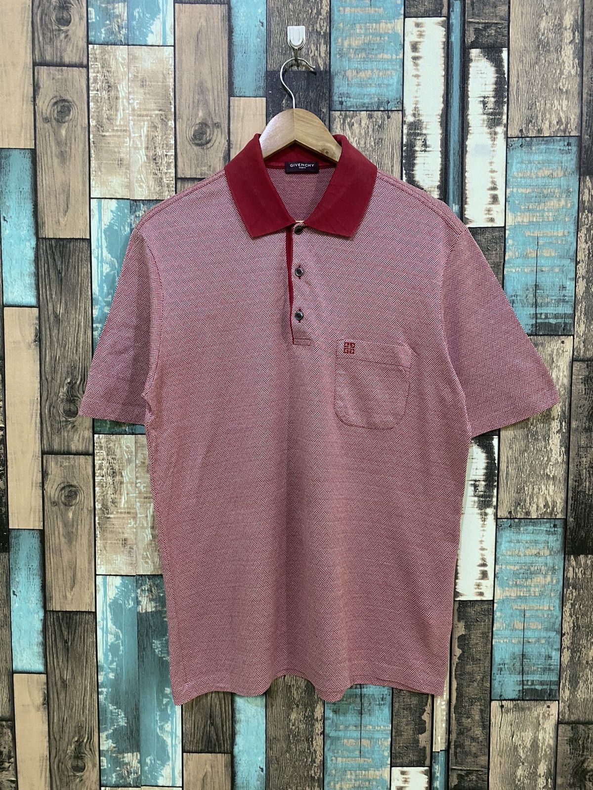 Givenchy SS14 STARS POLO RED | Grailed