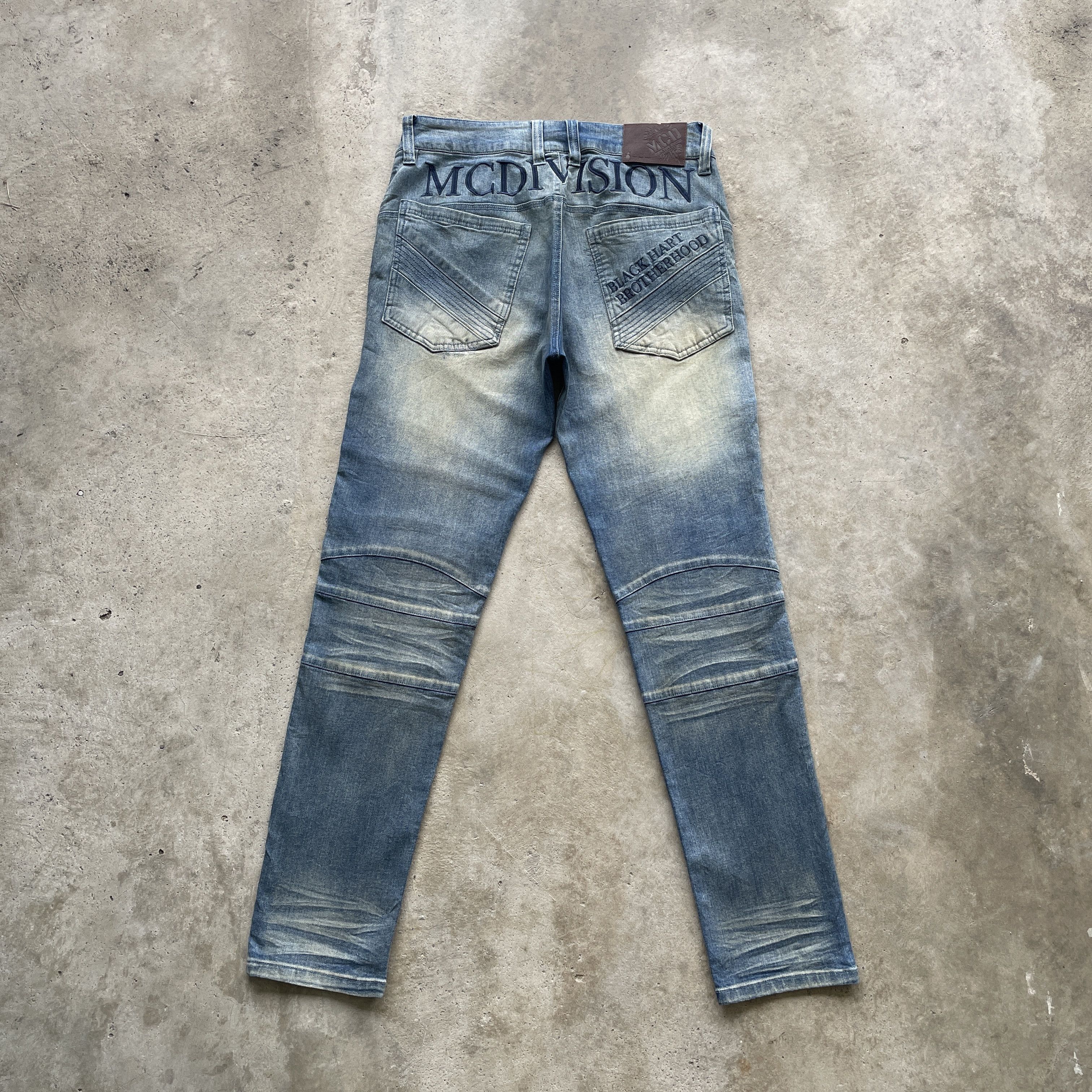 Japanese Brand × Rusty Vintage MCD Jeans Double Knee Rusty Embroidery Pants Denim Size US 31 - 12 Thumbnail