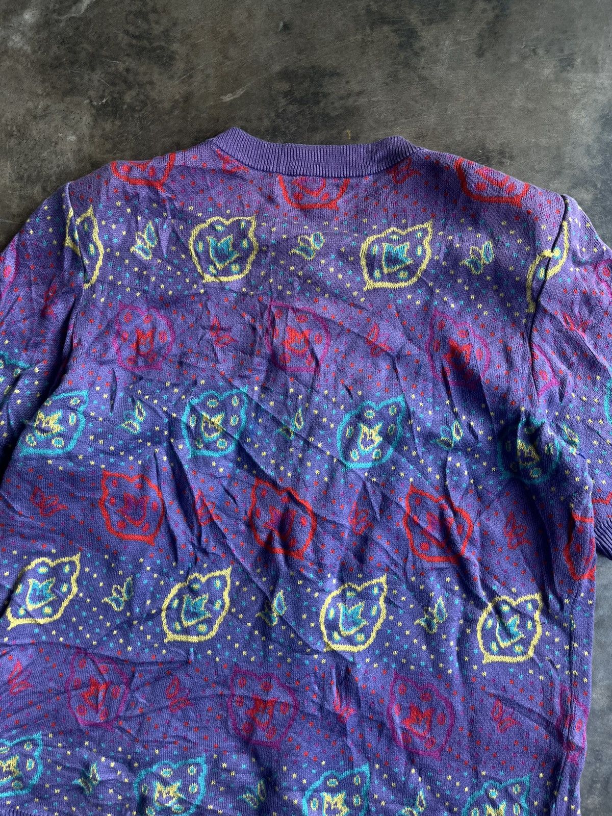 Yves Saint Laurent YVES SAINT LAURENT KNIT SHORT SLEEVE FLOWERS VINTAGE Size US M / EU 48-50 / 2 - 4 Thumbnail