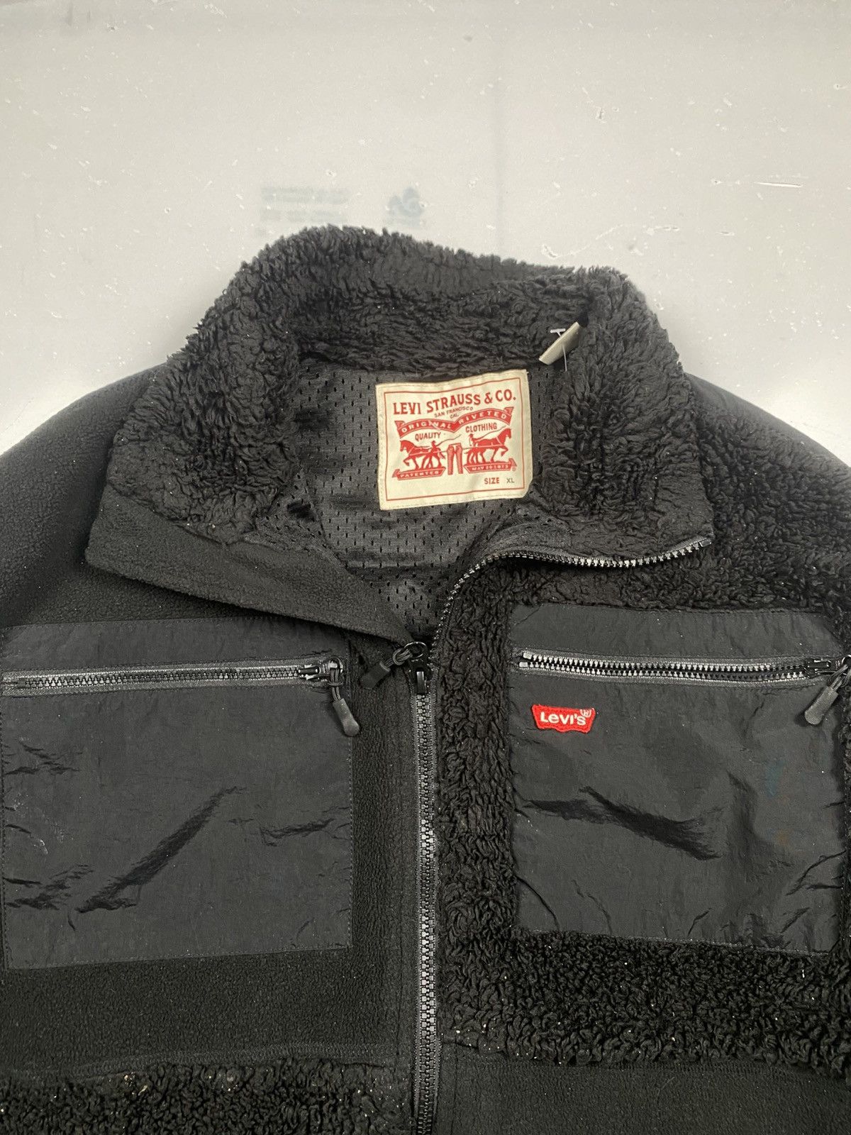 Levi's Levis Sherpa PolarFleece Tactical Jacket Size US L / EU 52-54 / 3 - 2 Thumbnail
