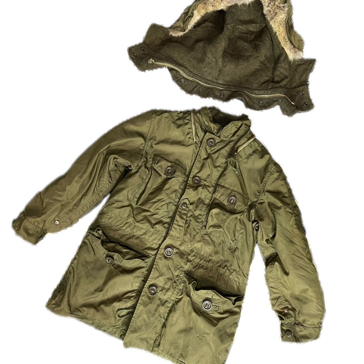 Vintage VINTAGE 60s CANADAIAN ARMY PARKA Size US S / EU 44-46 / 1 - 5 Thumbnail