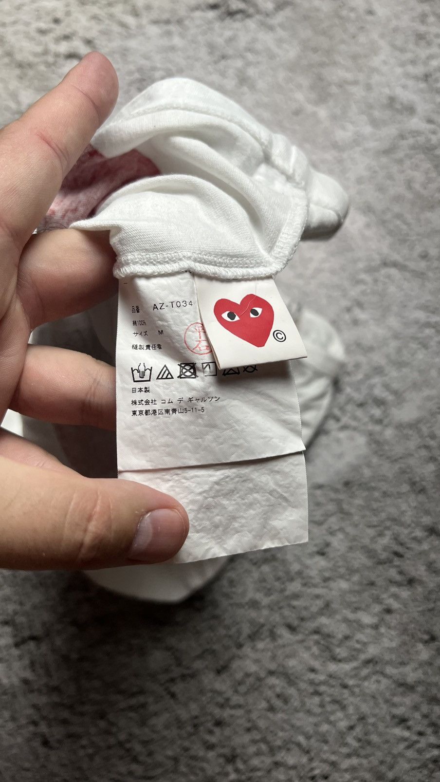 Comme des Garcons CDG Comme des garsons big logo heart t shirt Size US M / EU 48-50 / 2 - 5 Thumbnail