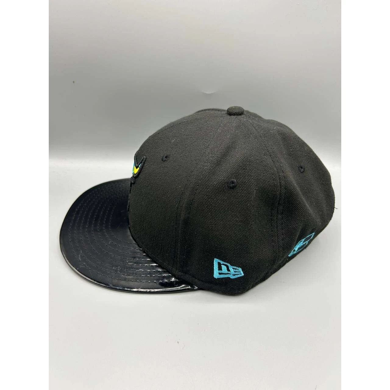 New Era Chicago Bulls Hat Men M-L Black Embroidered NBA Strap Back Size ONE SIZE - 7 Thumbnail