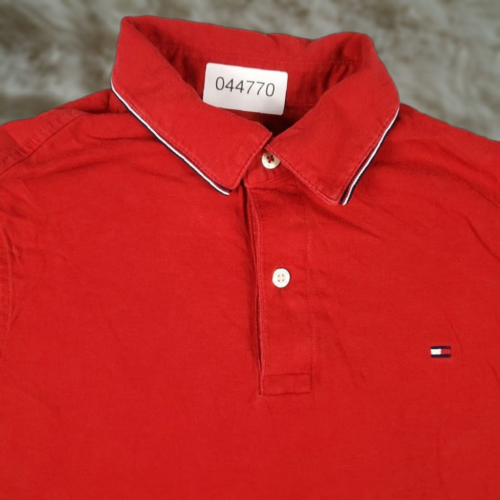 Tommy Hilfiger Tommy Hilfiger Polo Shirt Mens Small Red Short Sleeve Casual Size US S / EU 44-46 / 1 - 1 Thumbnail