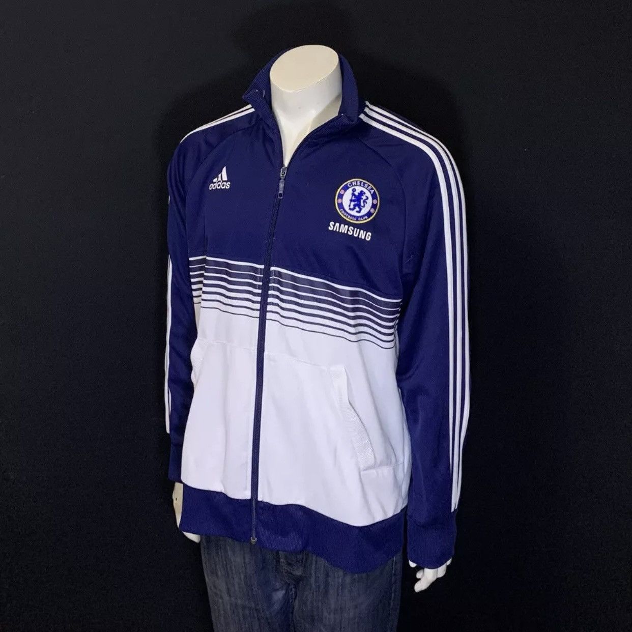 Adidas × Vintage Vintage Adidas FC Chelsea Track Jacket Size XL 2011 Size US XL / EU 56 / 4 - 1 Thumbnail
