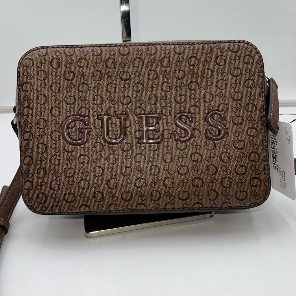 Guess Guess Coated Canvas Signature Camera Bag Crossbody Size ONE SIZE - 1 Thumbnail
