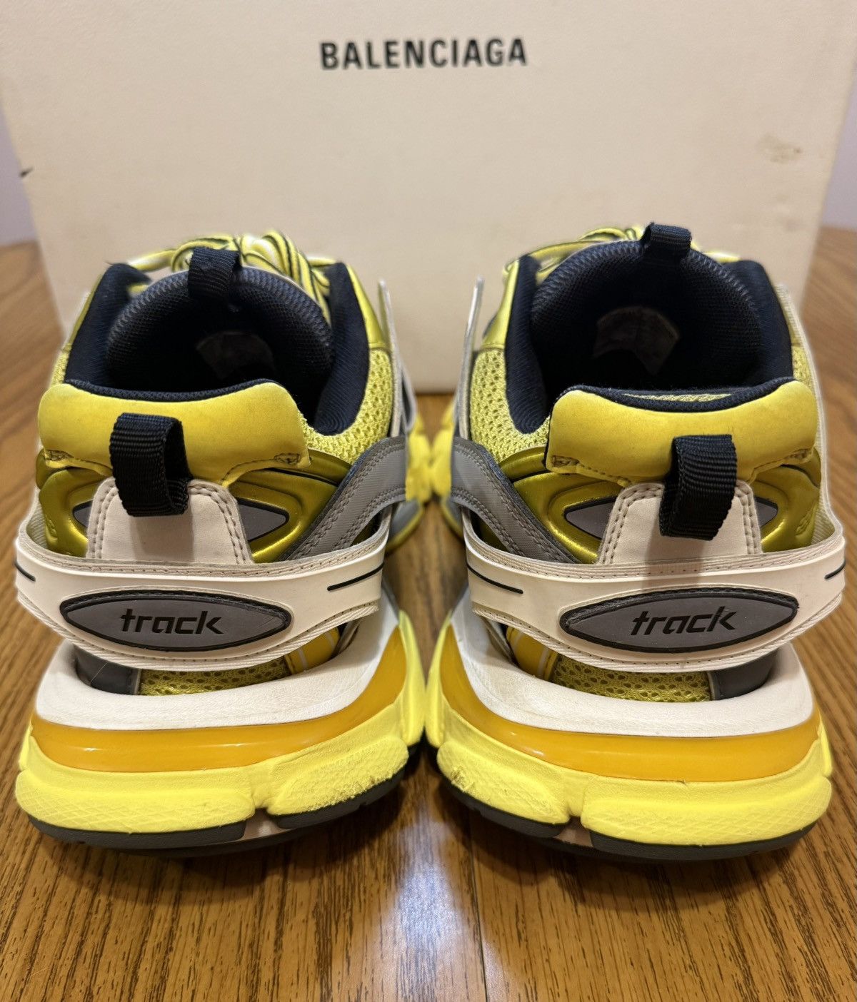 Balenciaga Balenciaga Track Sneaker (Yellow/Grey) Size US 11 / EU 44 - 5 Thumbnail