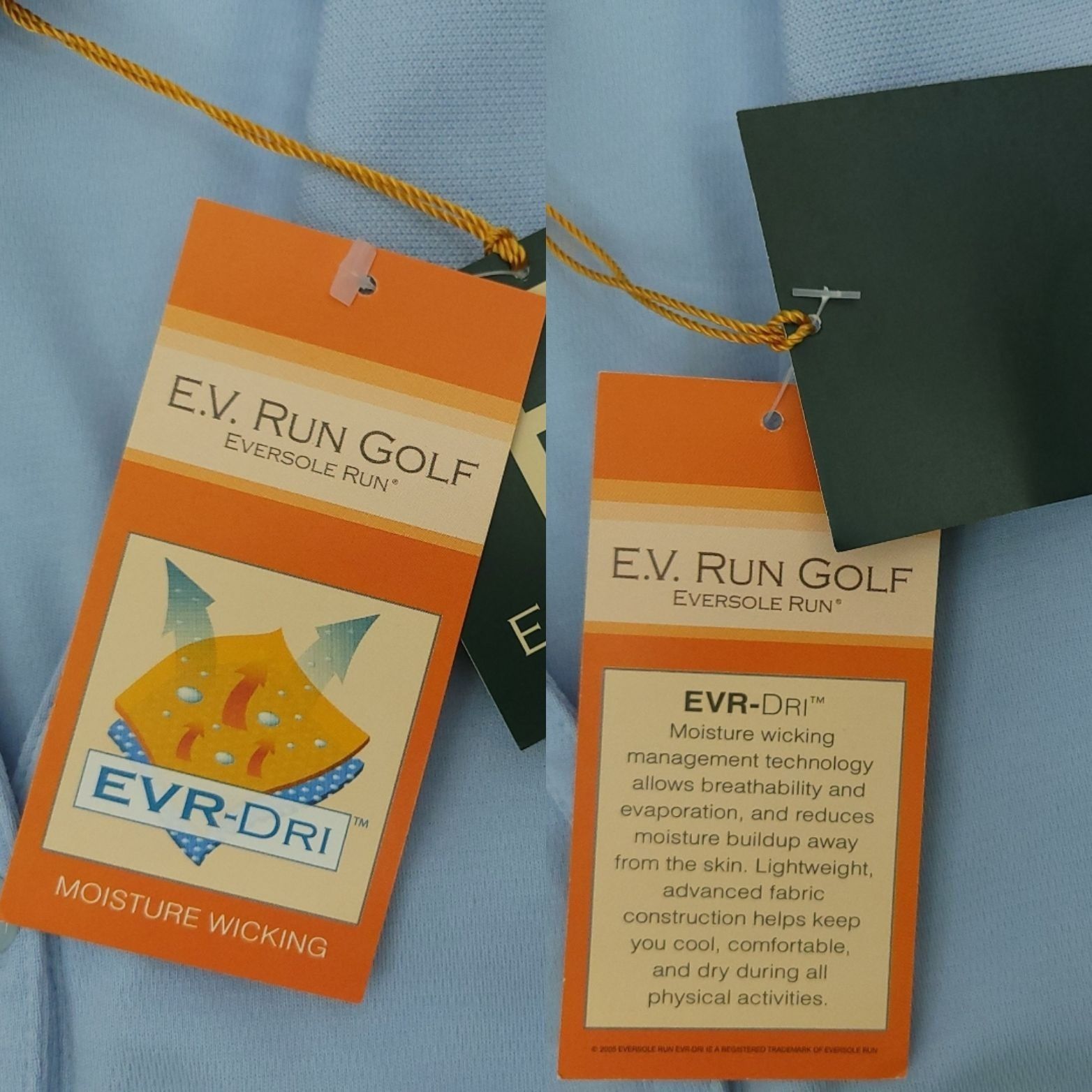 Other Eversole Run Golf Polo Shirt Womens XL EvRun Blue Landstar Size XL / US 12-14 / IT 48-50 - 11 Thumbnail