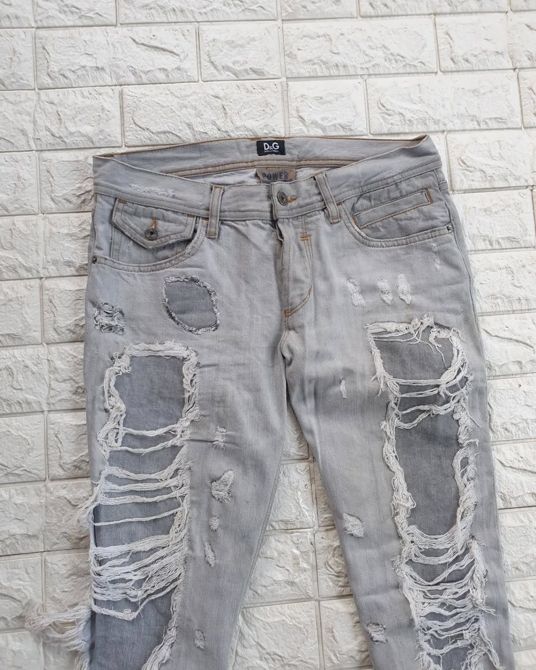 Dolce & Gabbana Dolce & Gabbana Distressed Denim Size US 31 - 3 Thumbnail