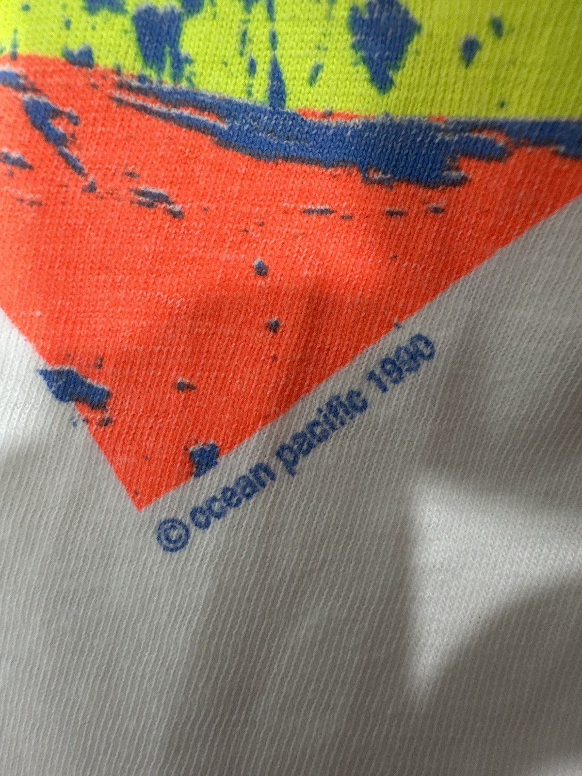 Ocean Pacific × Vintage VINTAGS OCEAN PACIFIC OP TEAM RIDER SURF TEE Size US L / EU 52-54 / 3 - 6 Thumbnail
