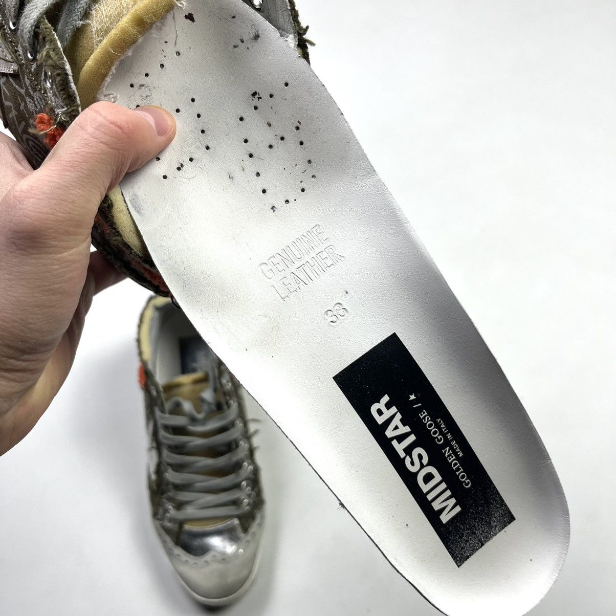 Golden Goose × Japanese Brand Golden Goose Deluxe Brand High-Top Sneakers Size US 8 / IT 38 - 7 Thumbnail