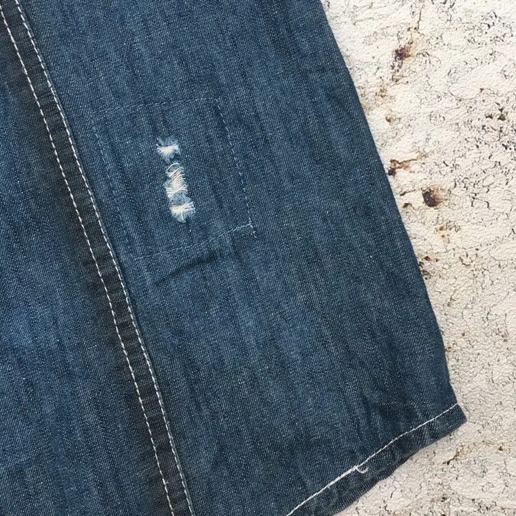 semanticdesign Semantic Distressed Western Denim Shirt Size US L / EU 52-54 / 3 - 11 Thumbnail