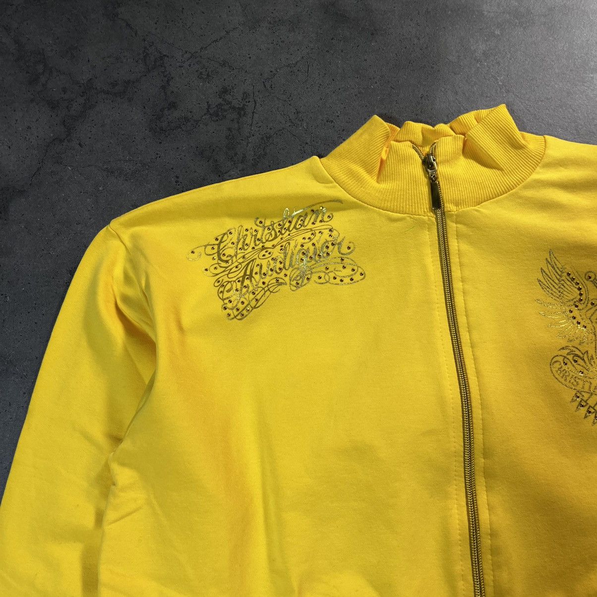 Ed Hardy Vintage Y2K Ed Hardy Swag Zip Sweatshirt Big Logo Skull Size US L / EU 52-54 / 3 - 12 Thumbnail