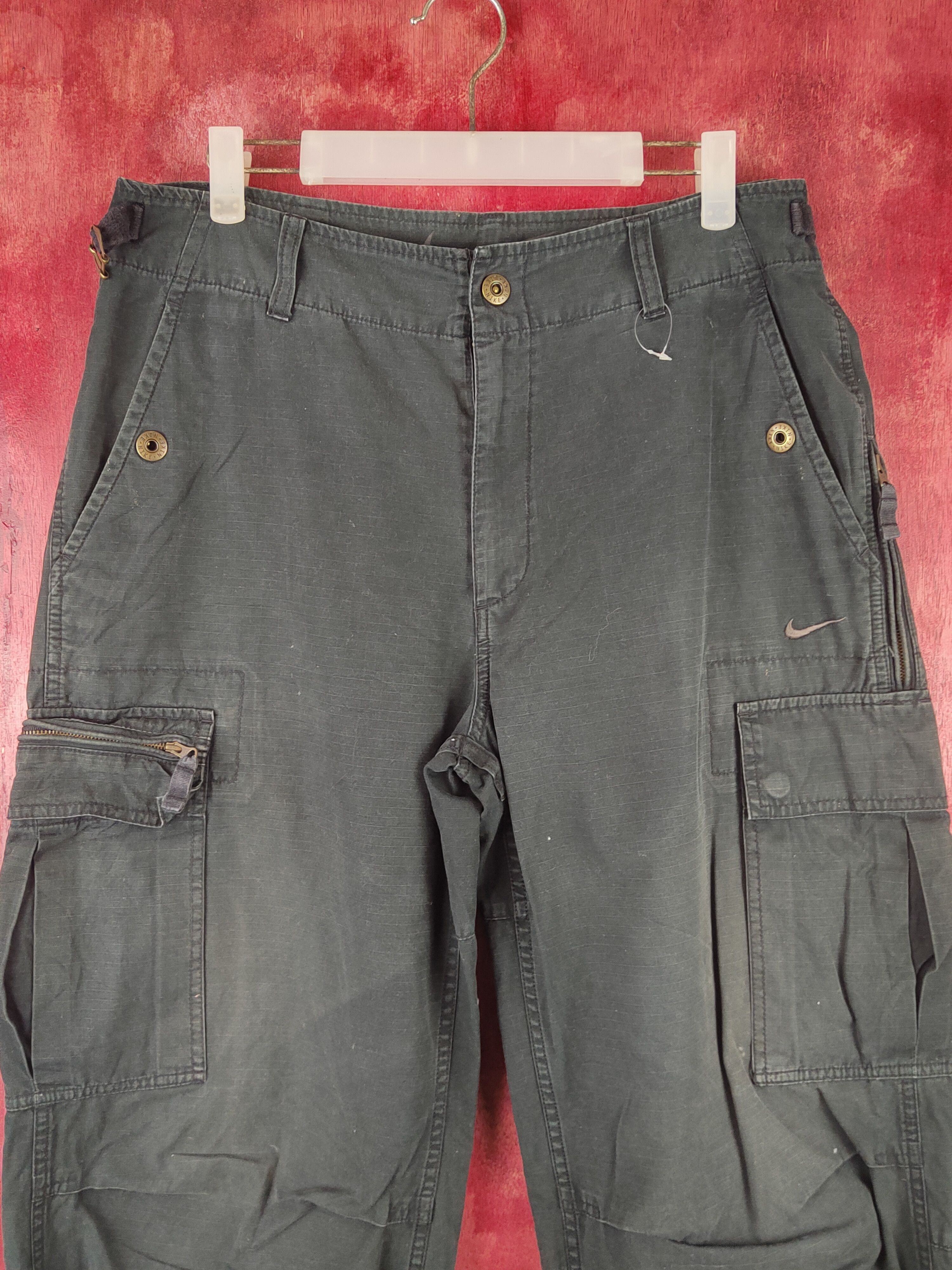 Nike DL Nike vtg faded Multipocket Tactical Cargo Pants #S1550 Size US 33 - 2 Thumbnail