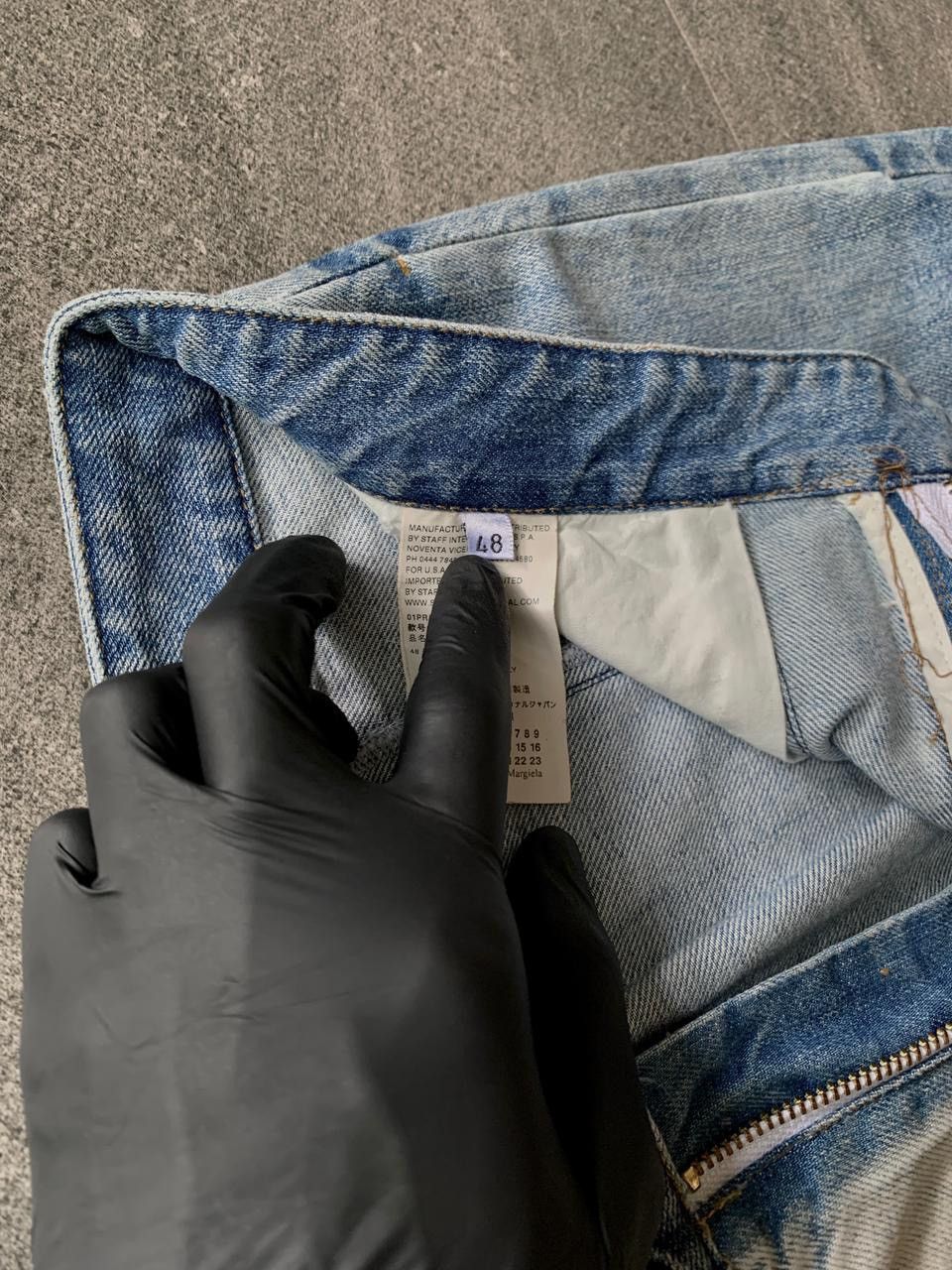 Maison Margiela FREE TAX! Patchworked Slim Denim Jeans Size US 31 - 9 Thumbnail